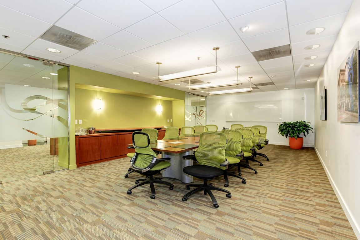 An interior shot of Cabinet Room