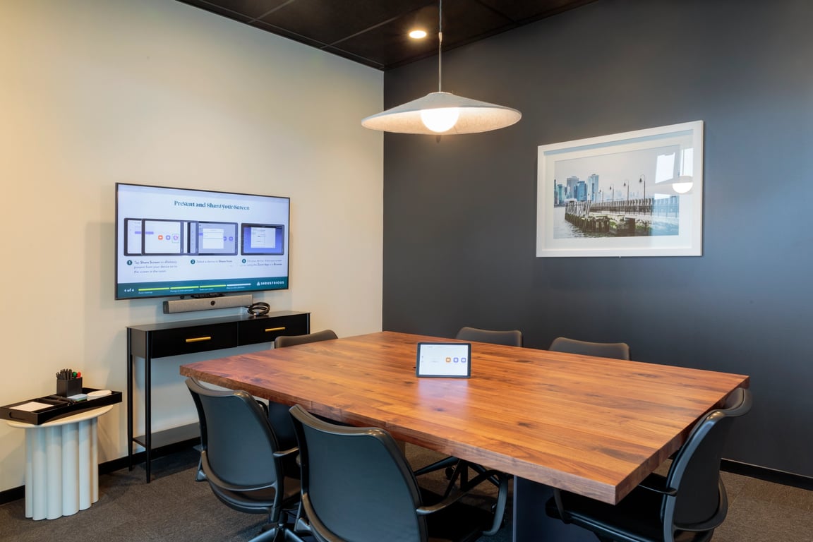 An interior shot of Conf Room L