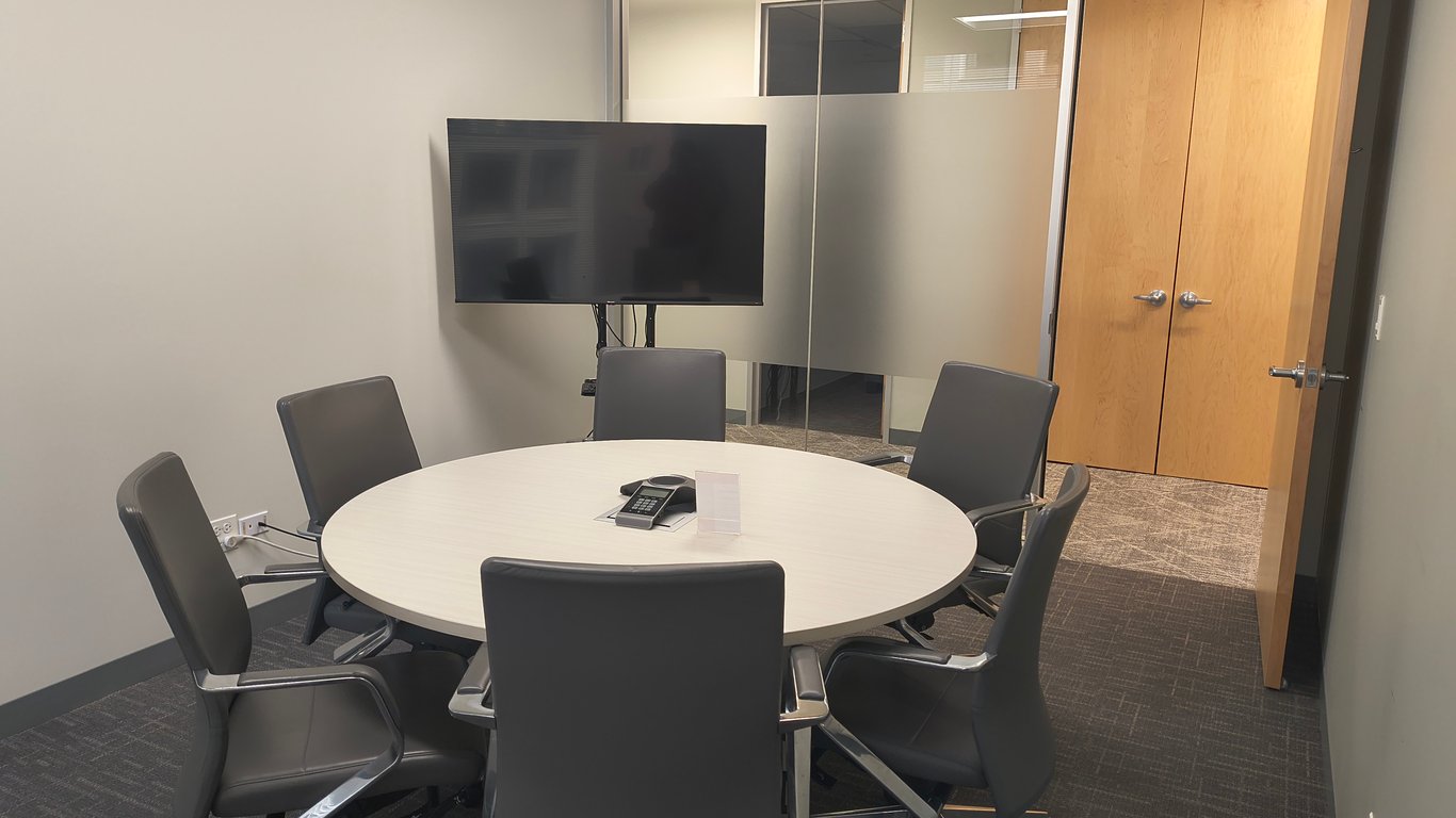 An interior shot of Monroe Conference Room