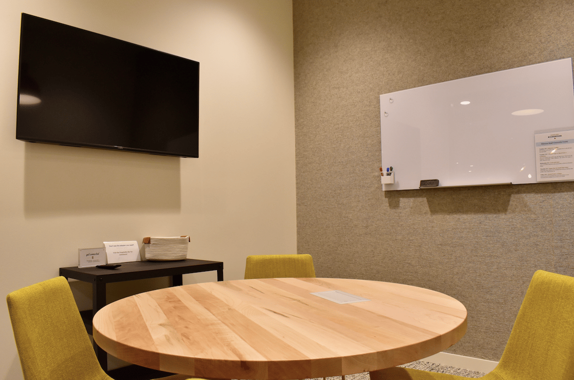 An interior shot of Foxboro Meeting Room