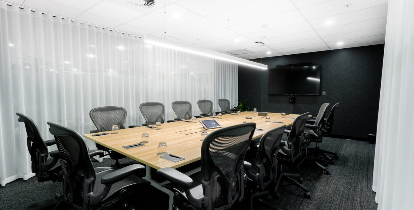 An interior shot of Boardroom