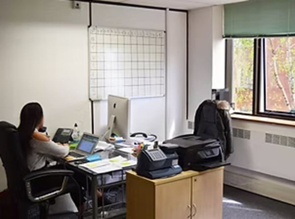 An interior shot of Small Office