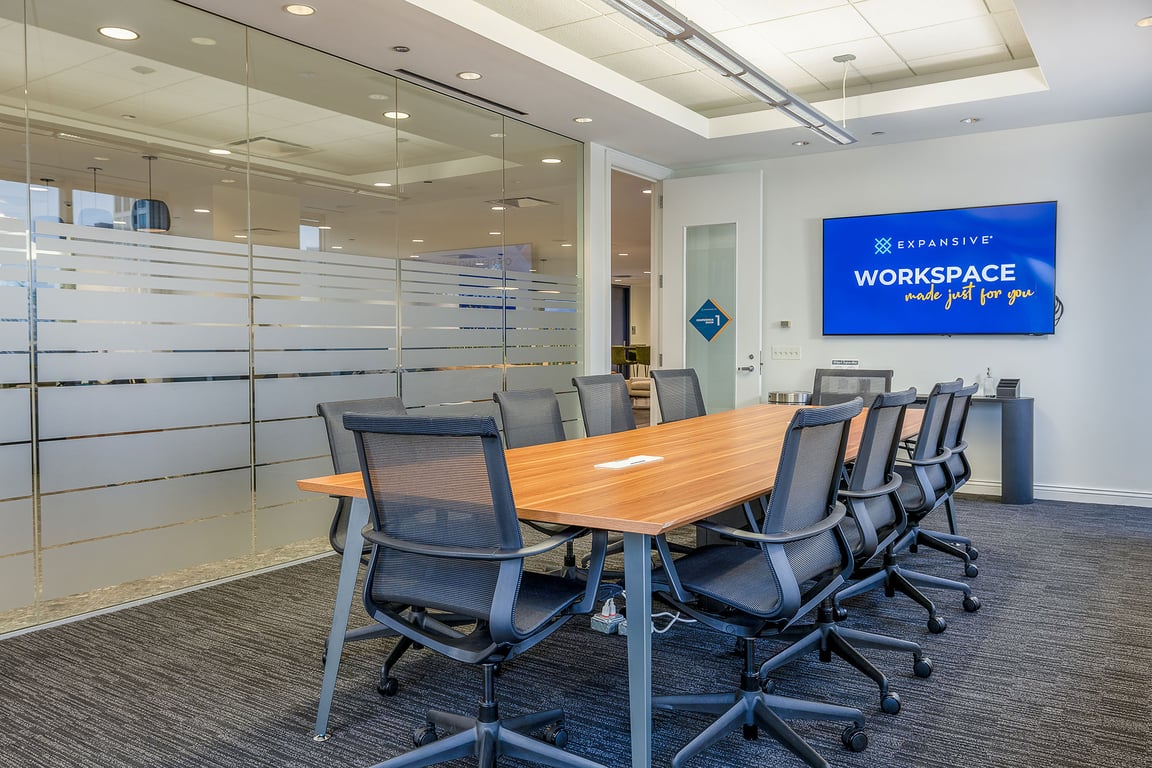 An interior shot of Conference Room 1