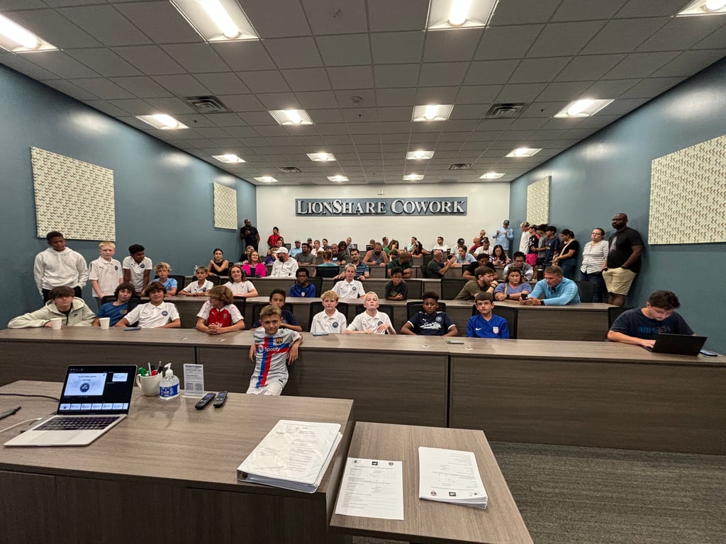 An interior shot of The "Mane" Conference Room (1-55)