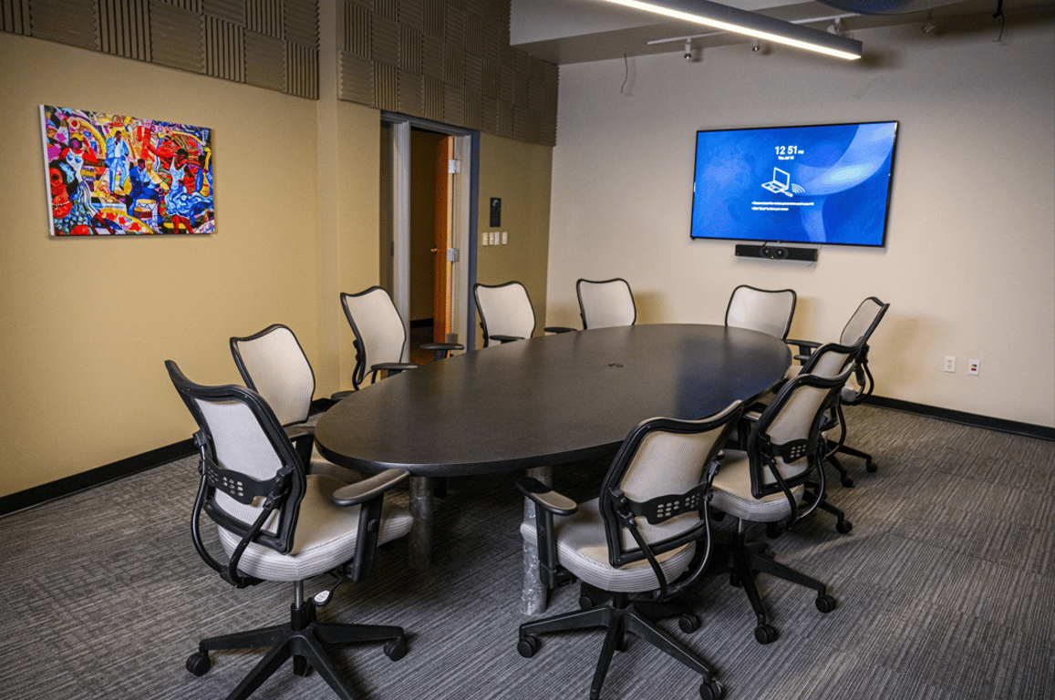 An interior shot of The Baldwin Room