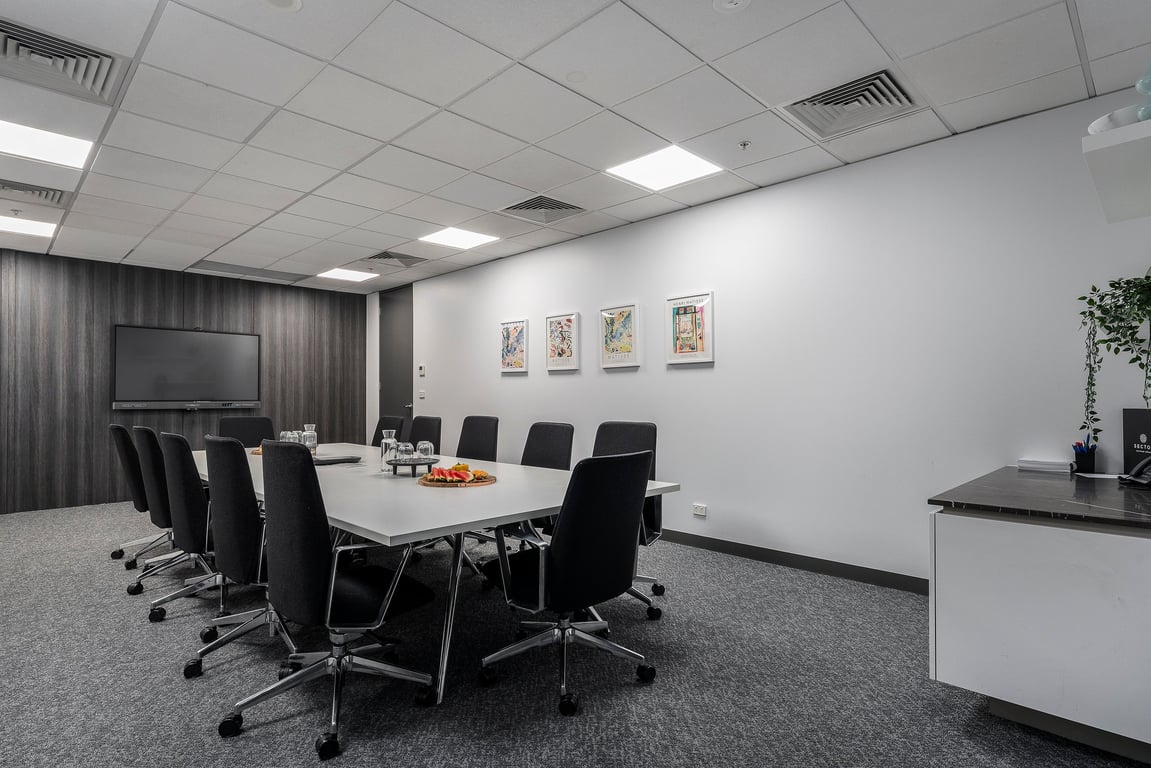 An interior shot of Boardroom