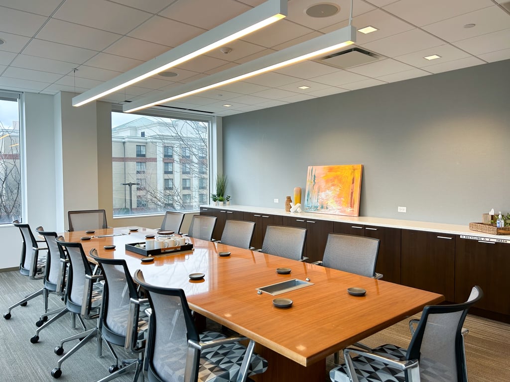 An interior shot of East Boardroom