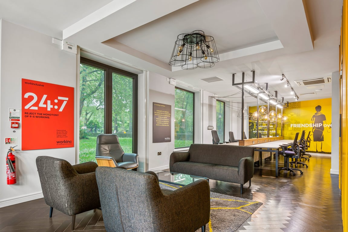 An interior shot of WorkInc