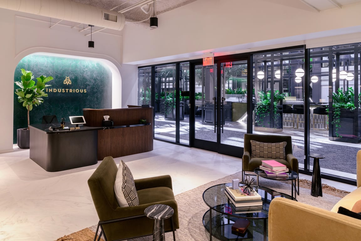 An interior shot of Industrious - Phoenix Bond