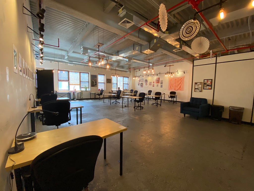 An interior shot of Dedicated Desk
