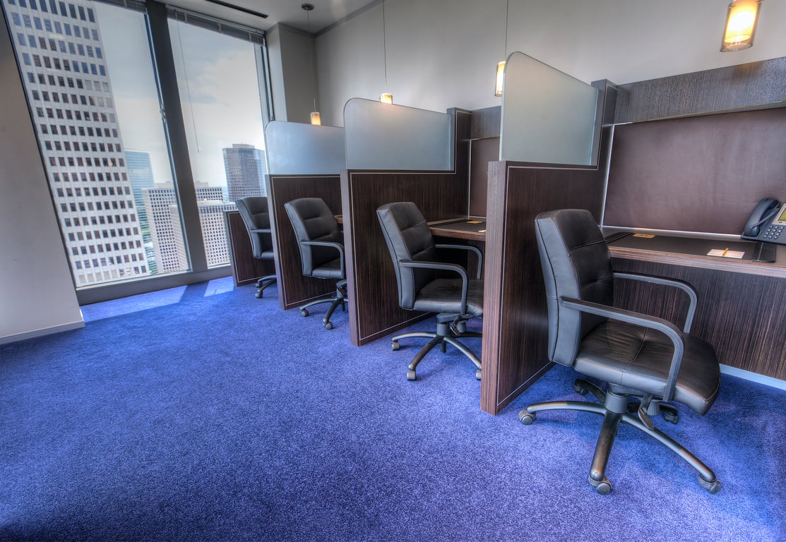 An interior shot of Servcorp - Bank of America Center
