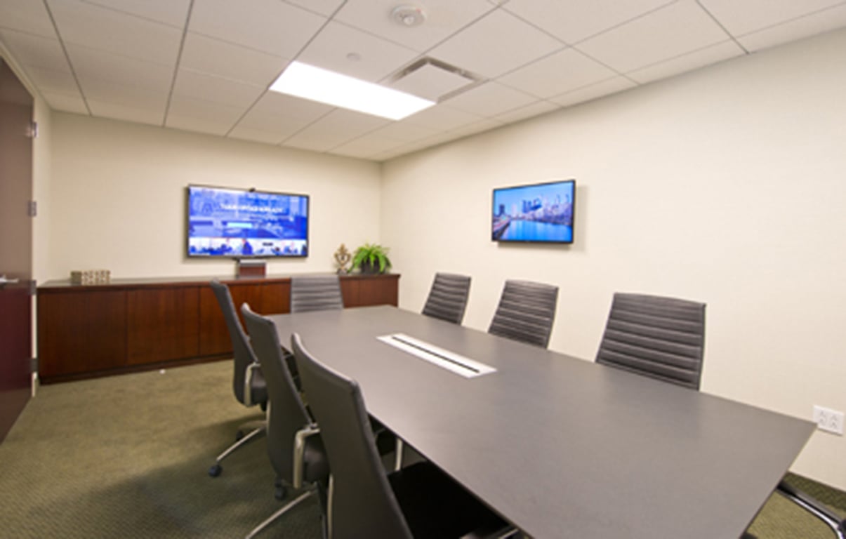 An interior shot of Center City Video Conference Room