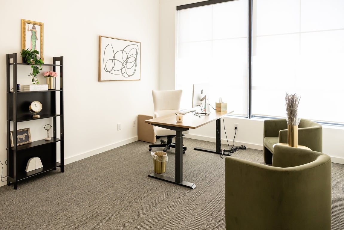 An interior shot of Office 210