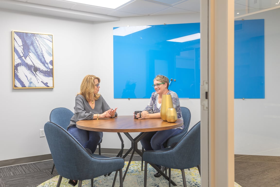 An interior shot of Huddle Room 3