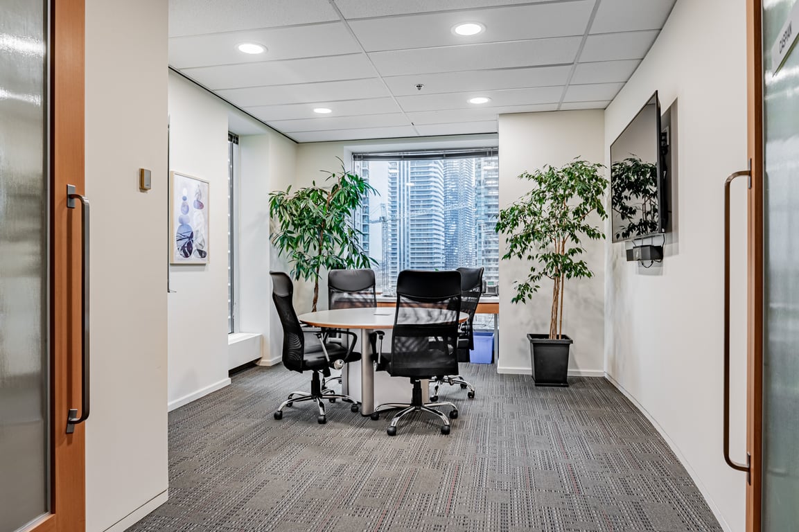 An interior shot of Caspian Boardroom