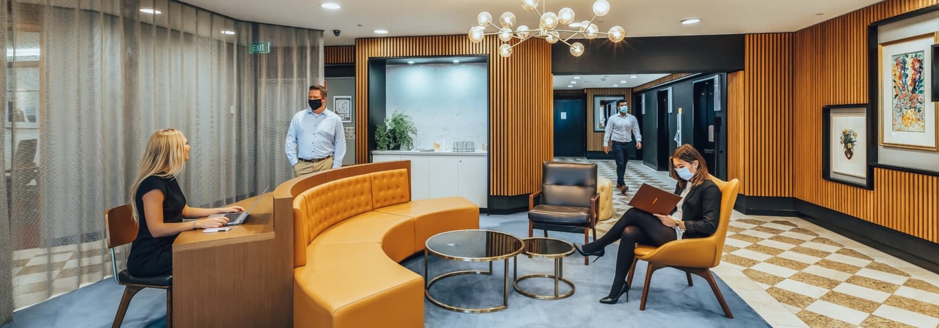 An interior shot of Servcorp - One Mayfair Place
