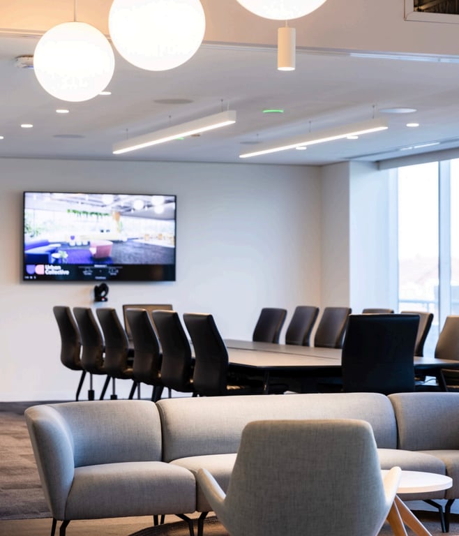 An interior shot of Boardroom