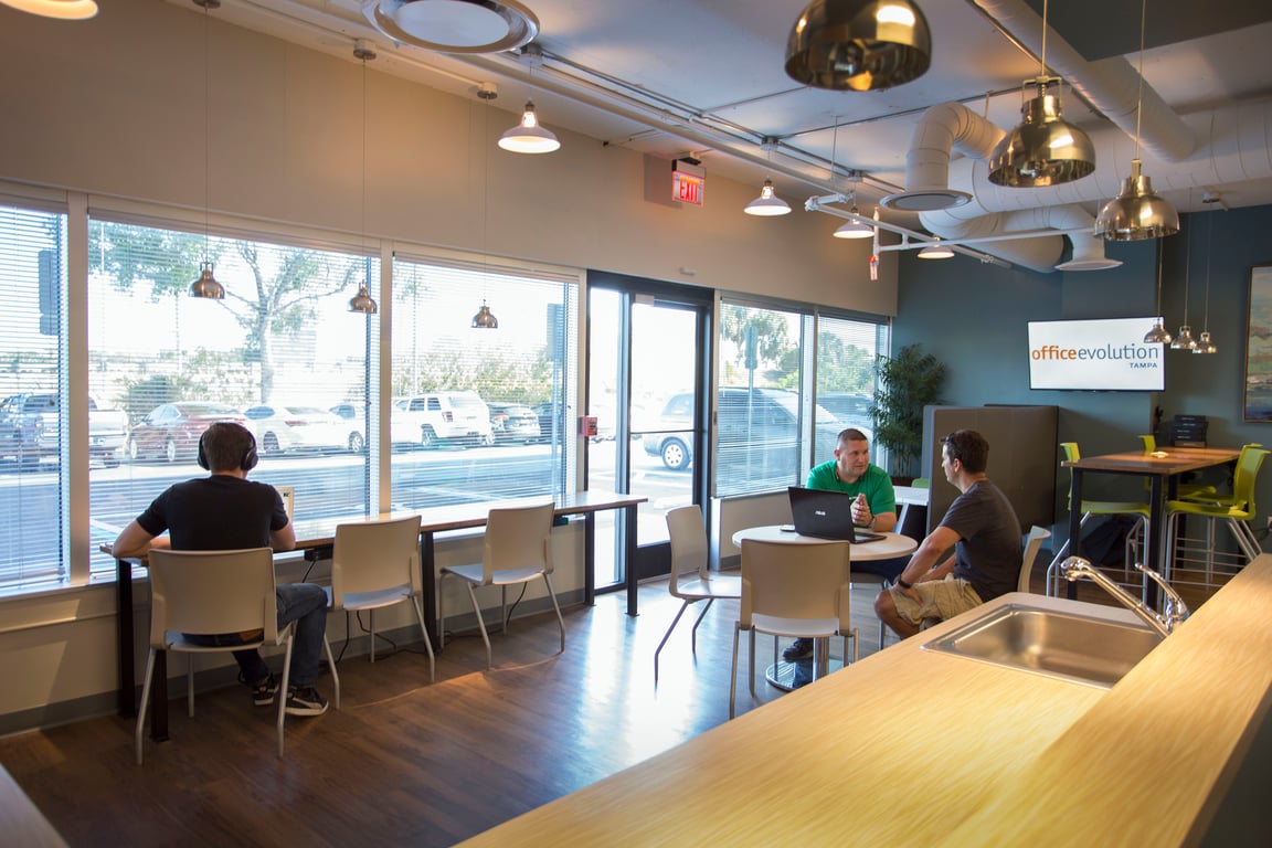 An interior shot of Office Evolution - Tampa Westshore
