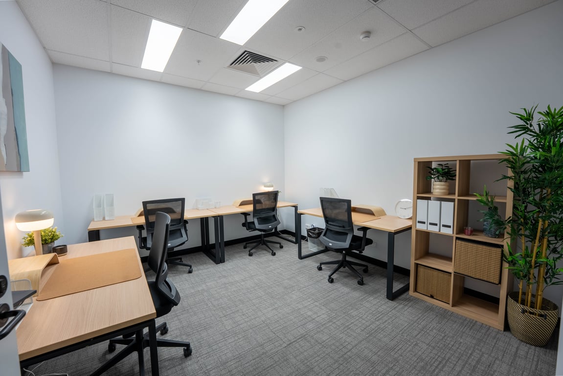 An interior shot of Suite 1