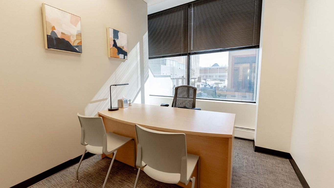 An interior shot of Private Office