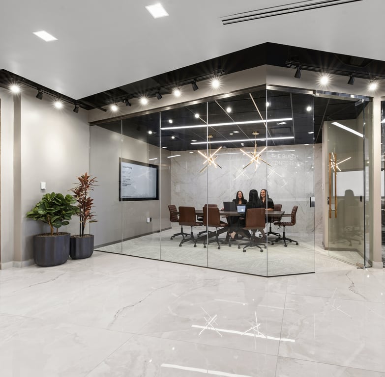 An interior shot of Busch Conference Room