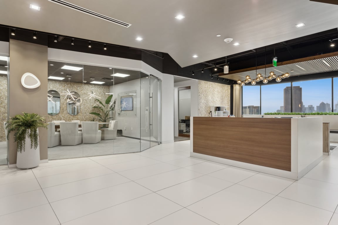 An interior shot of The Lencioni Conference Room