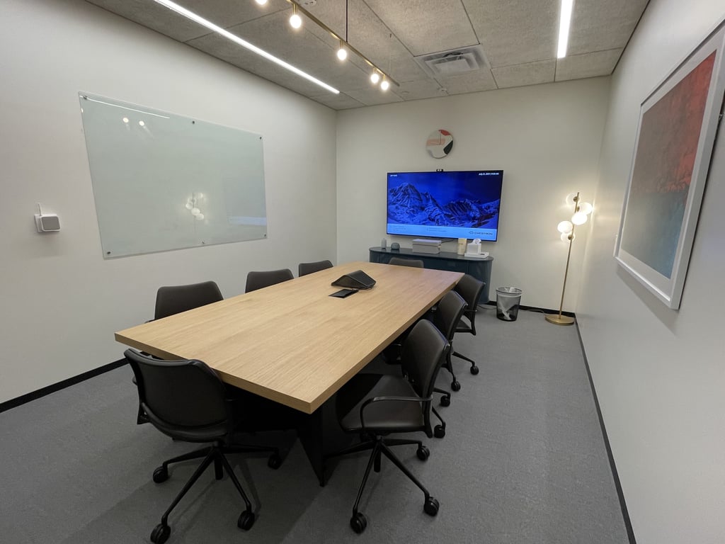 An interior shot of Conference Room D