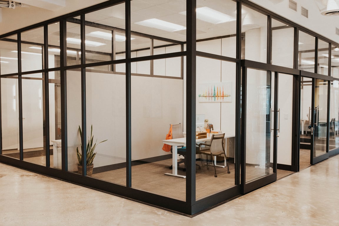 An interior shot of Large Office