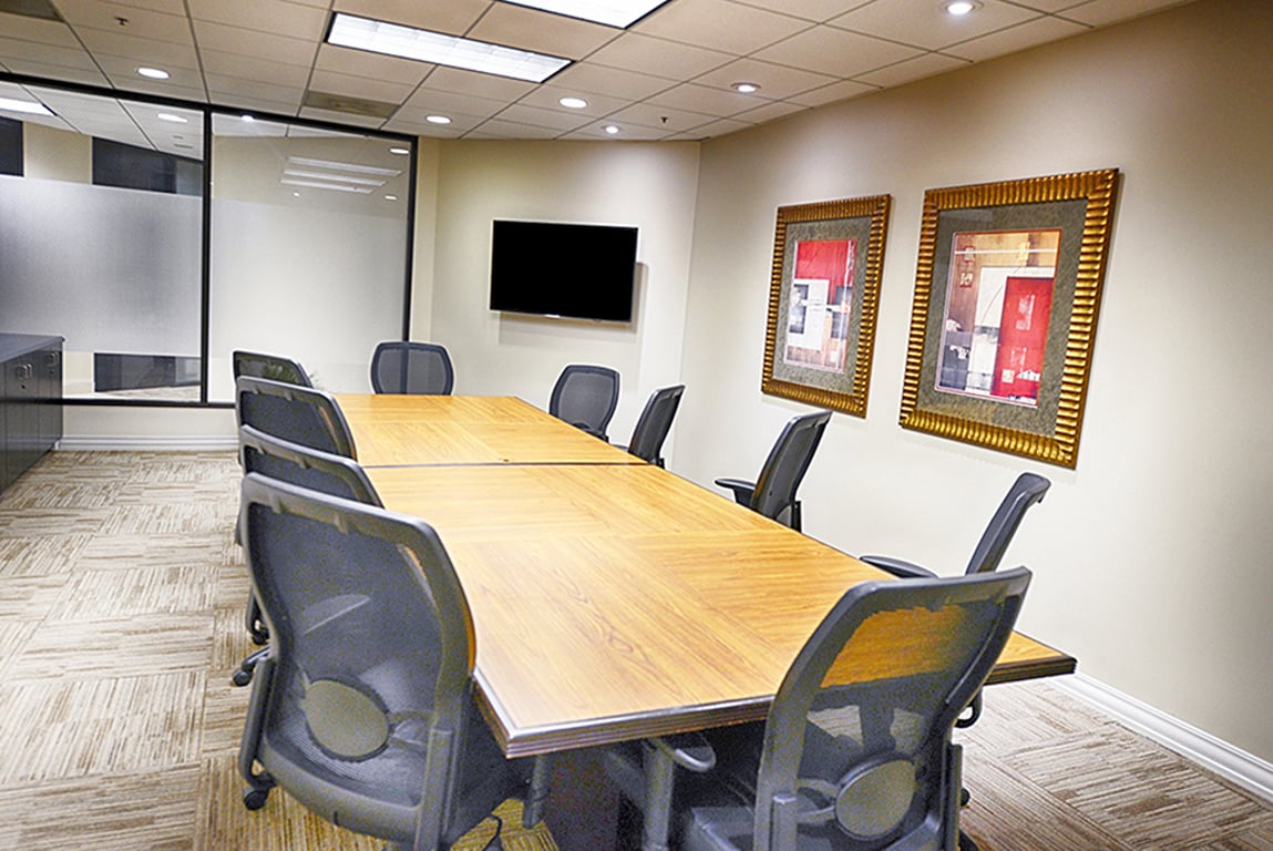 An interior shot of 12 Person Meeting Room