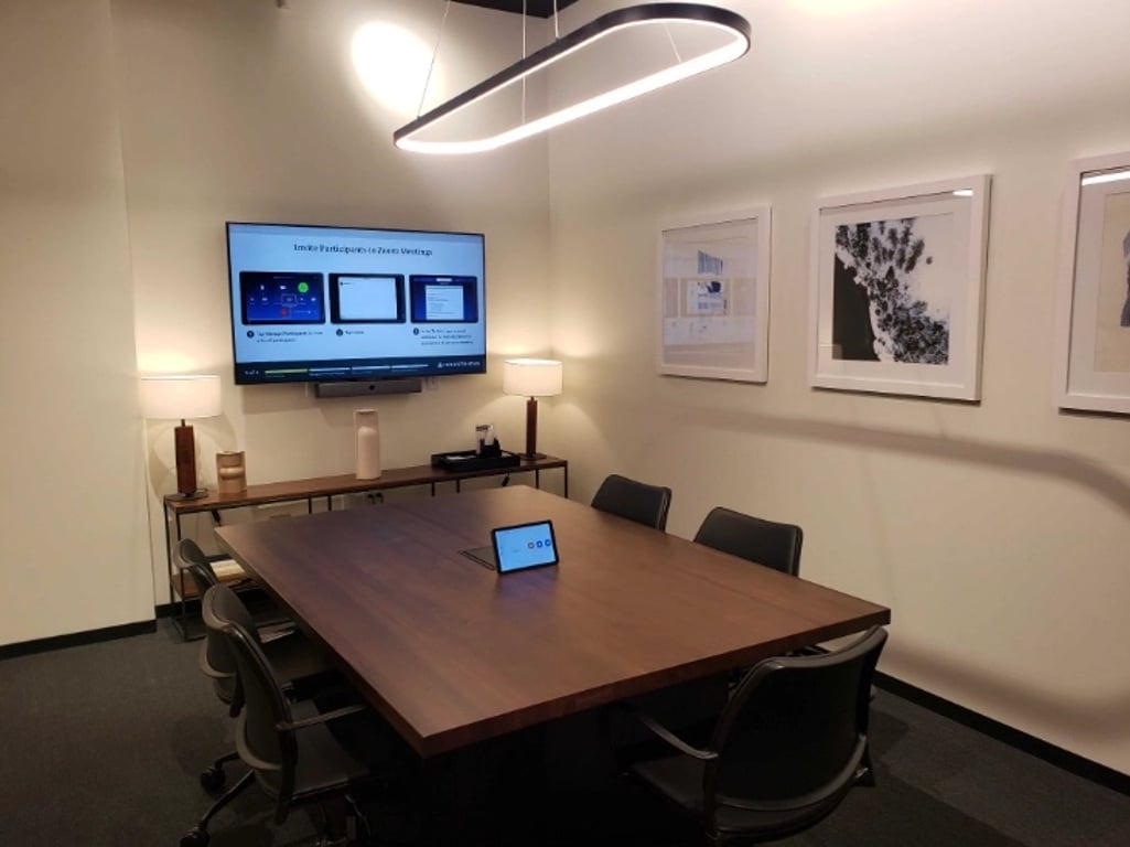 An interior shot of Conf Room H