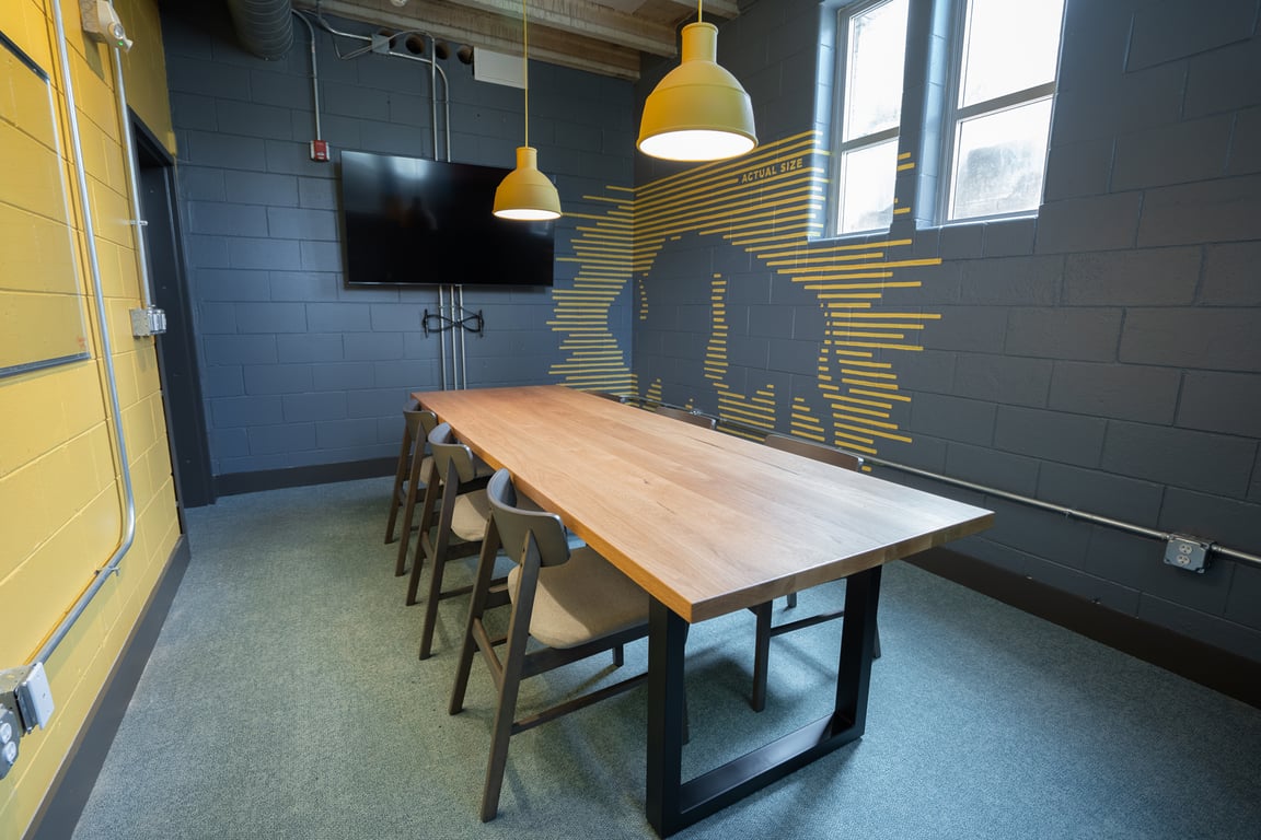 An interior shot of Bison Room