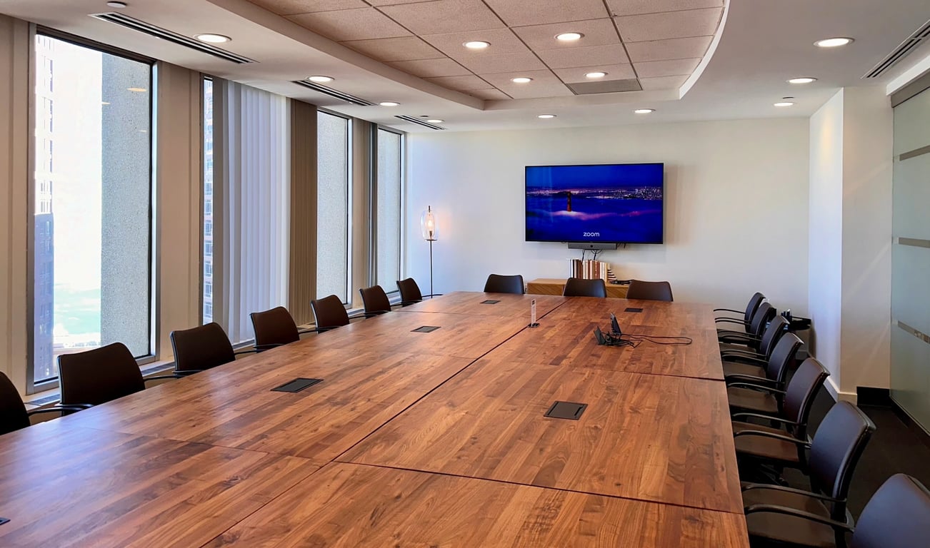 An interior shot of Conf Room D