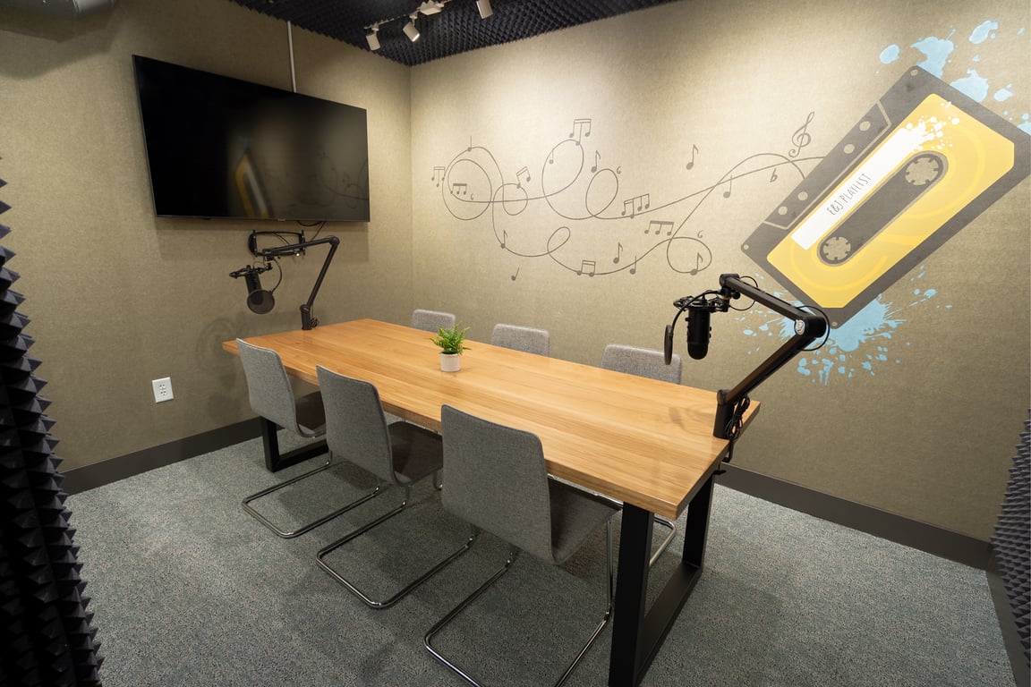 An interior shot of Mixtape Room