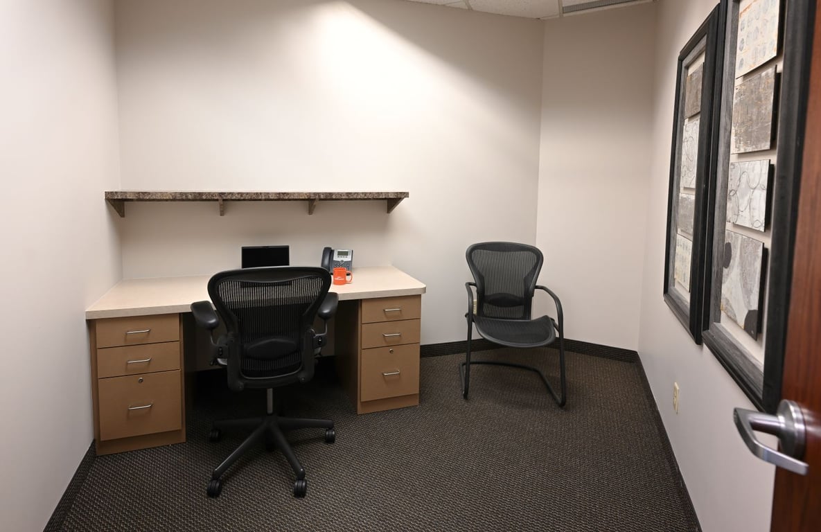 An interior shot of OffiCenters - Bloomington Airport