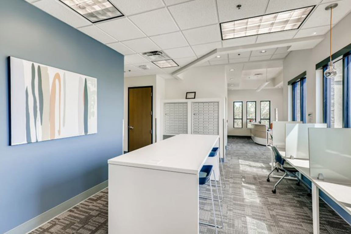 An interior shot of Office Evolution - Longmont