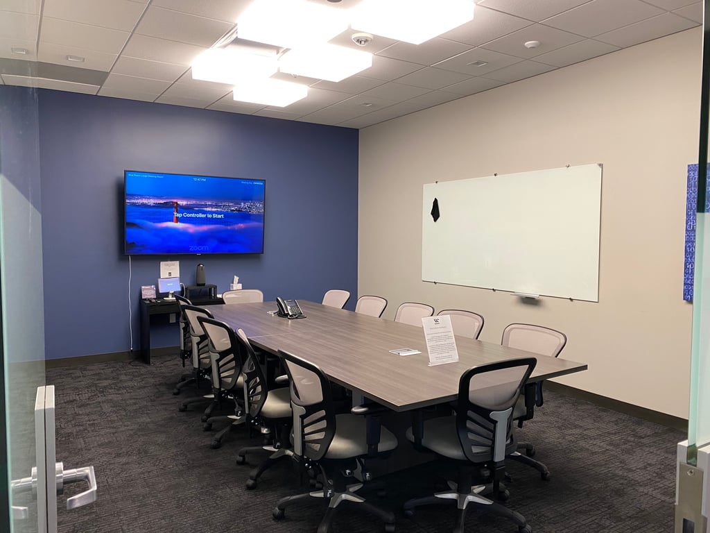An interior shot of Four Peaks Blue Room