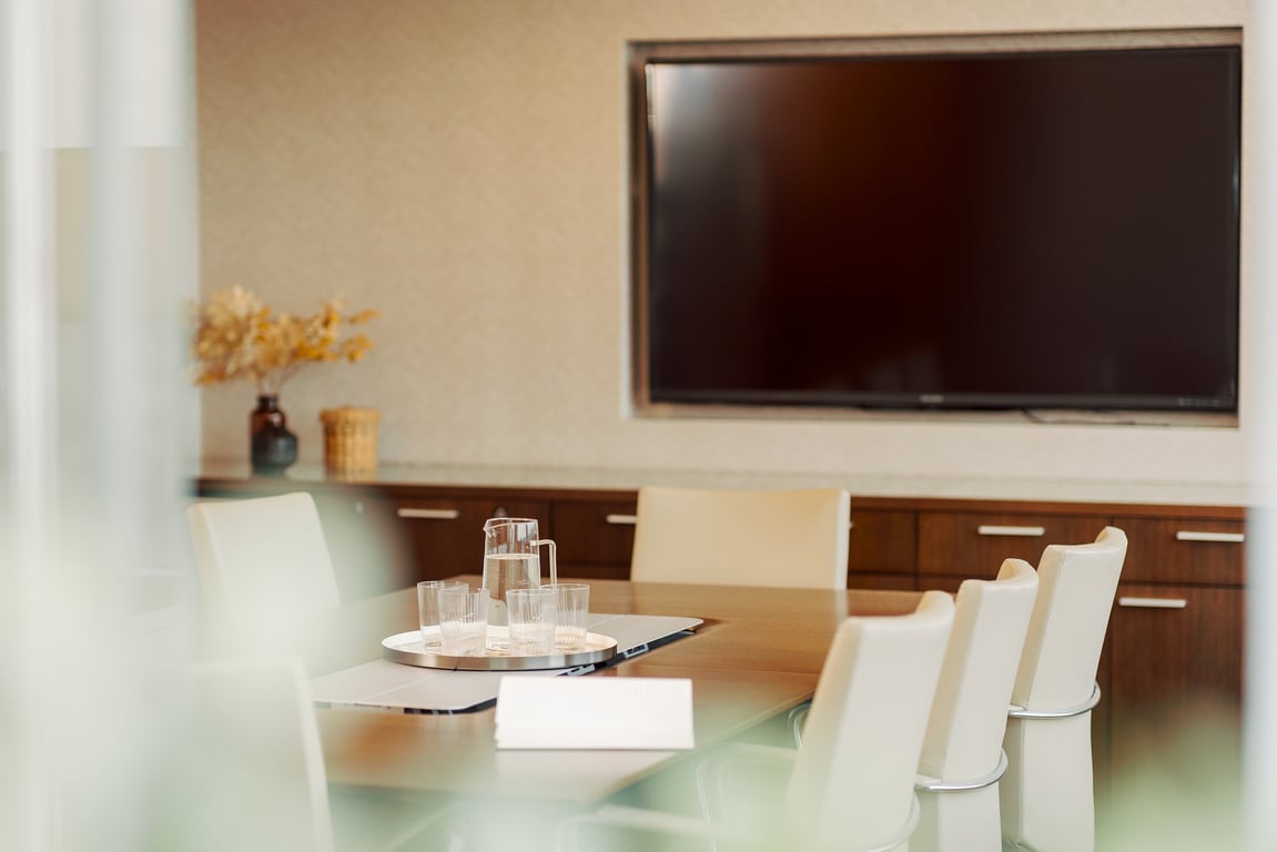 An interior shot of Meeting Room for 8 - #1136