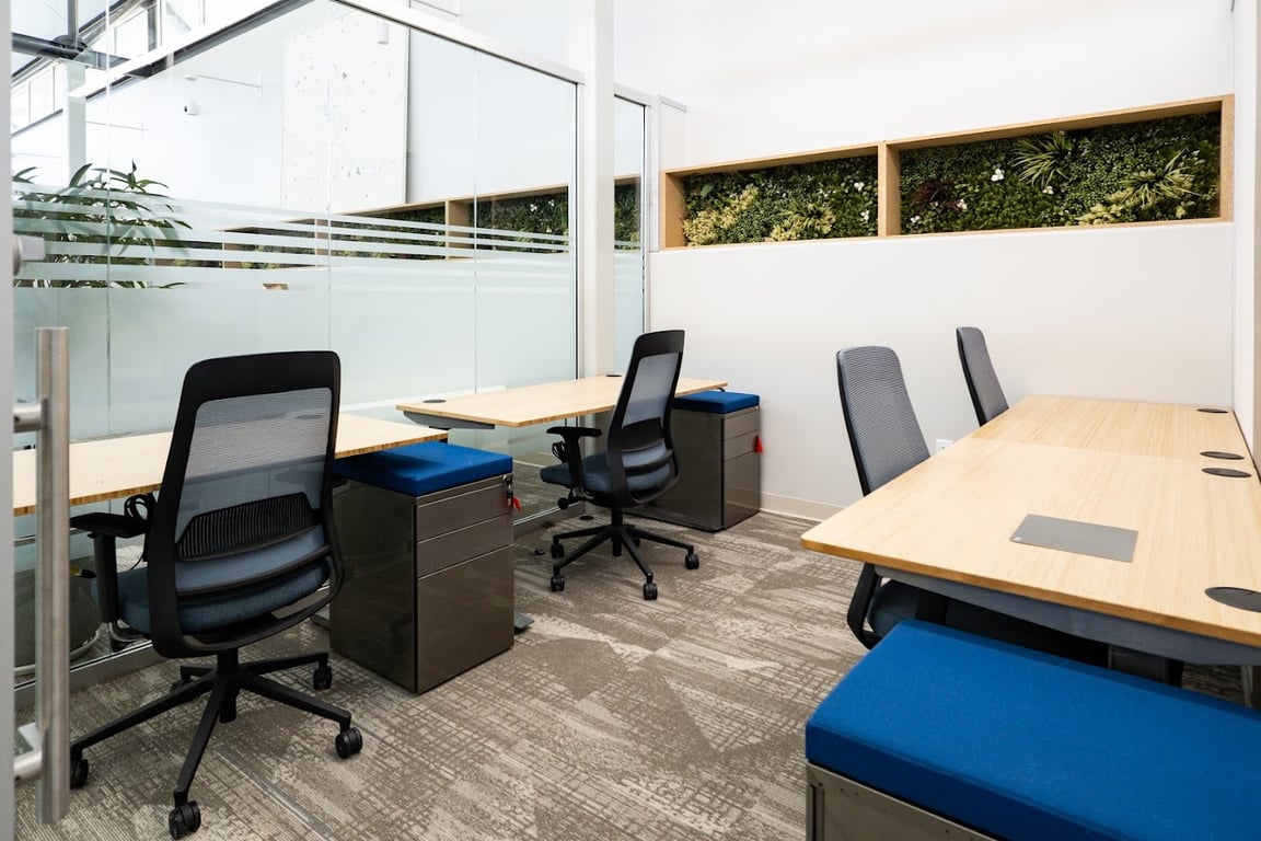 An interior shot of Office 117