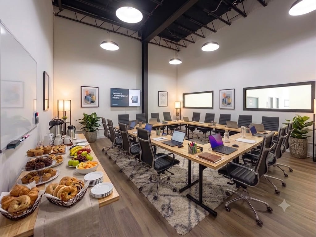 An interior shot of Conference Room – Up to 20 People