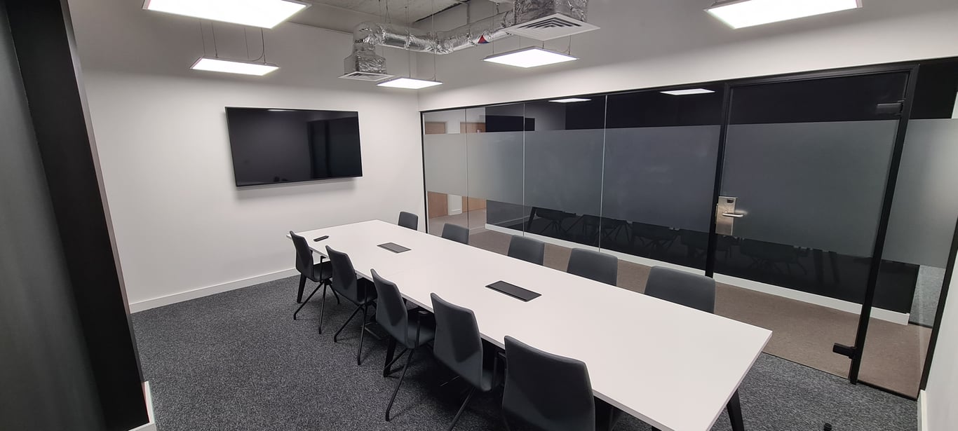 An interior shot of Turing suite