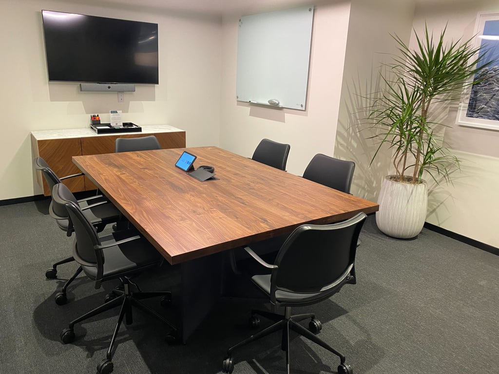 An interior shot of Conf Room D