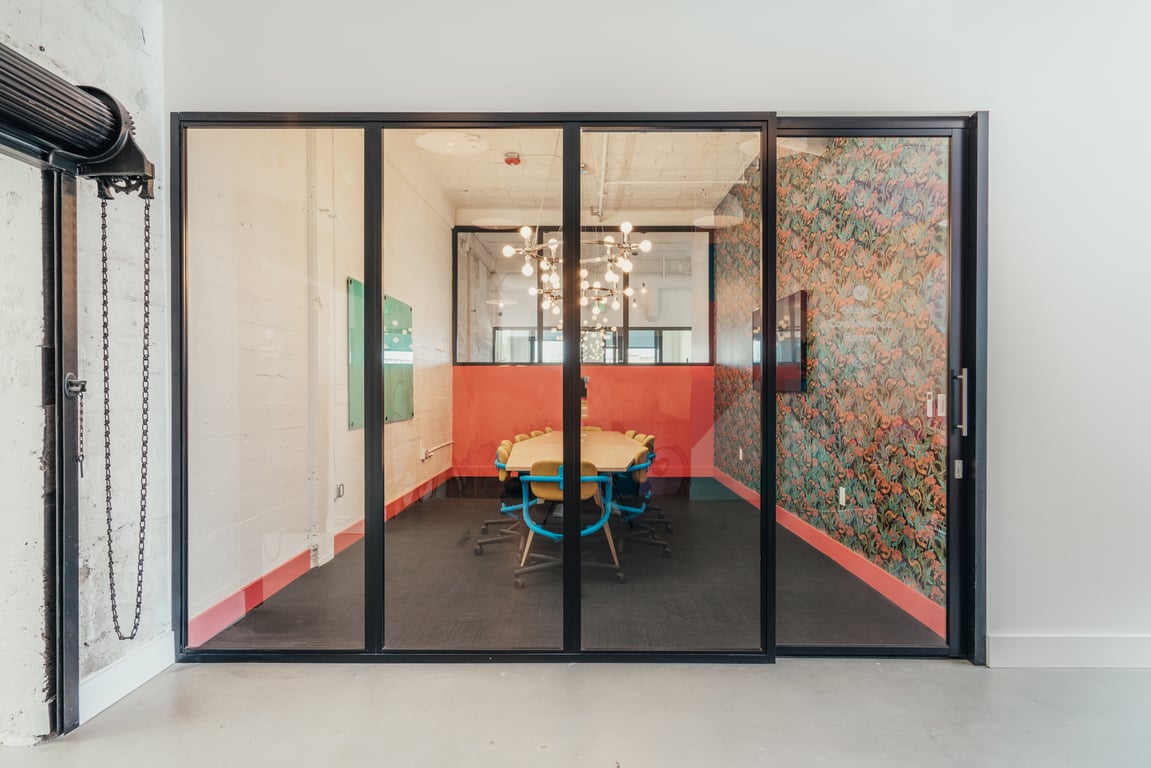 An interior shot of Mateo Conference Room
