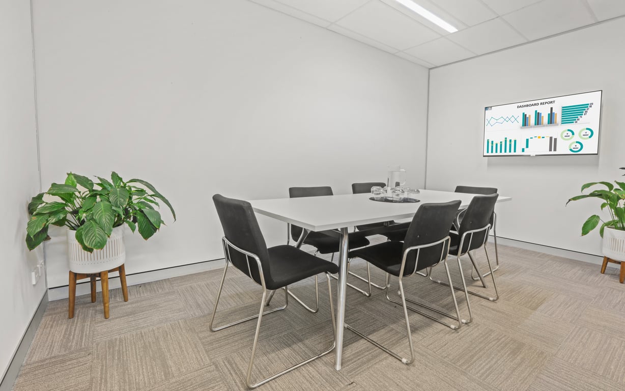 An interior shot of Meeting Room 3 - 6 person