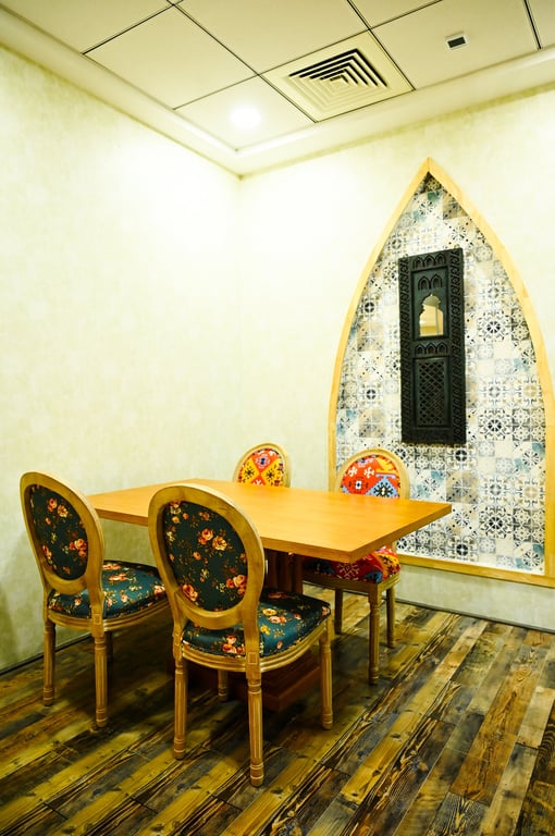An interior shot of Jal Mahal - 4 Seater - 12th Floor