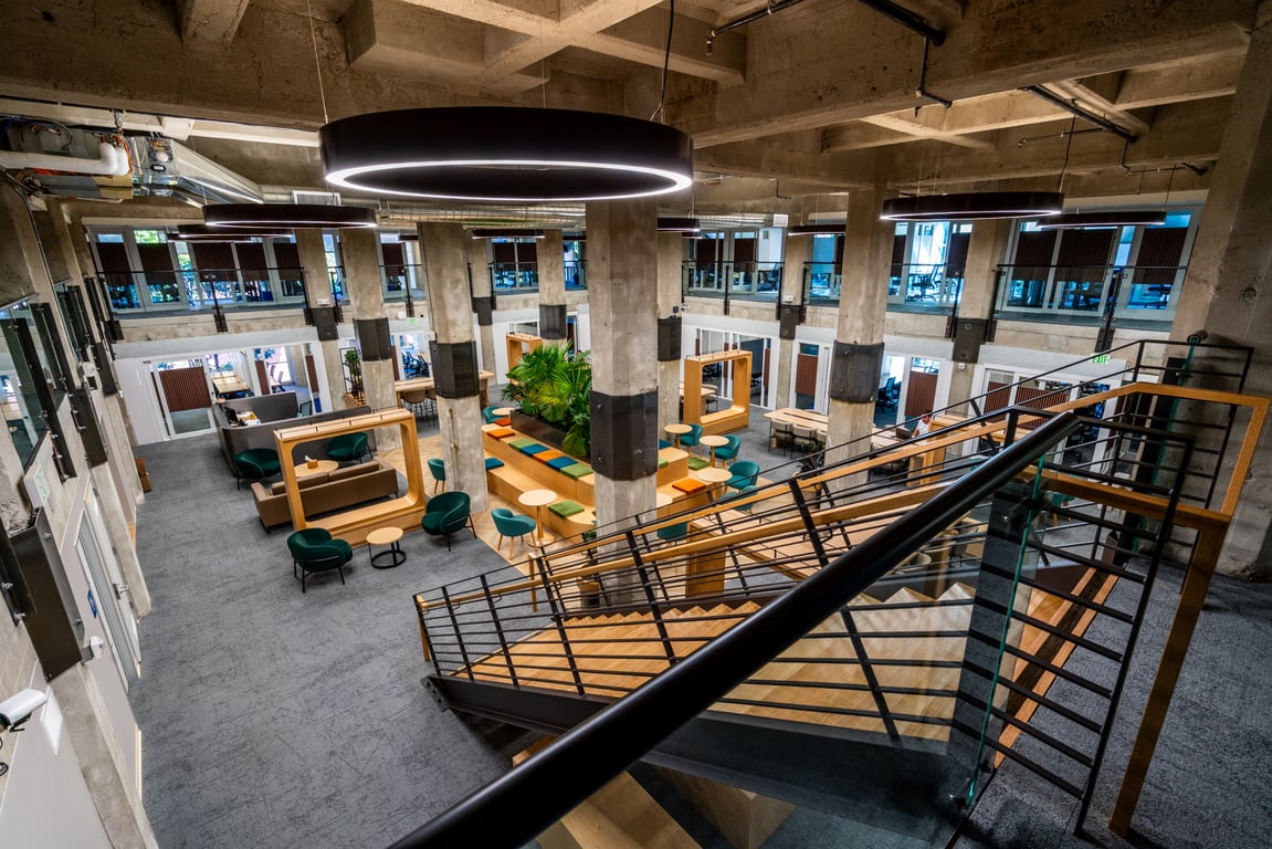 An interior shot of Werqwise Telegraph Hill