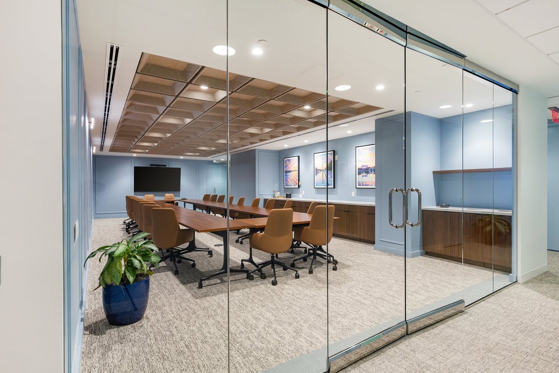 An interior shot of Pershing Training Room