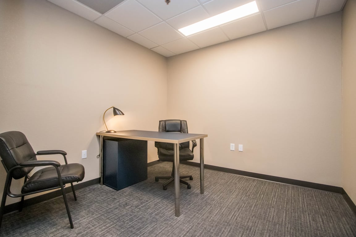 An interior shot of Private Office