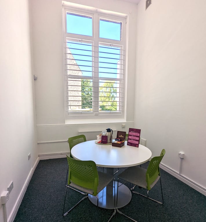 An interior shot of 2 Person Private Day Office
