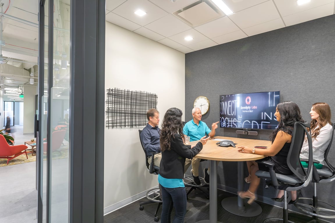 An interior shot of Electra Visual Studio