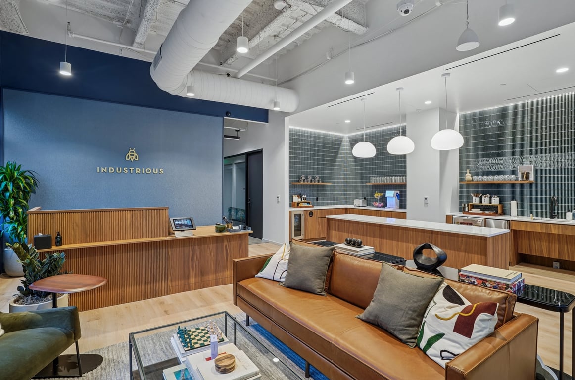 An interior shot of Industrious - Carmel City Center - 750 Veterans Way